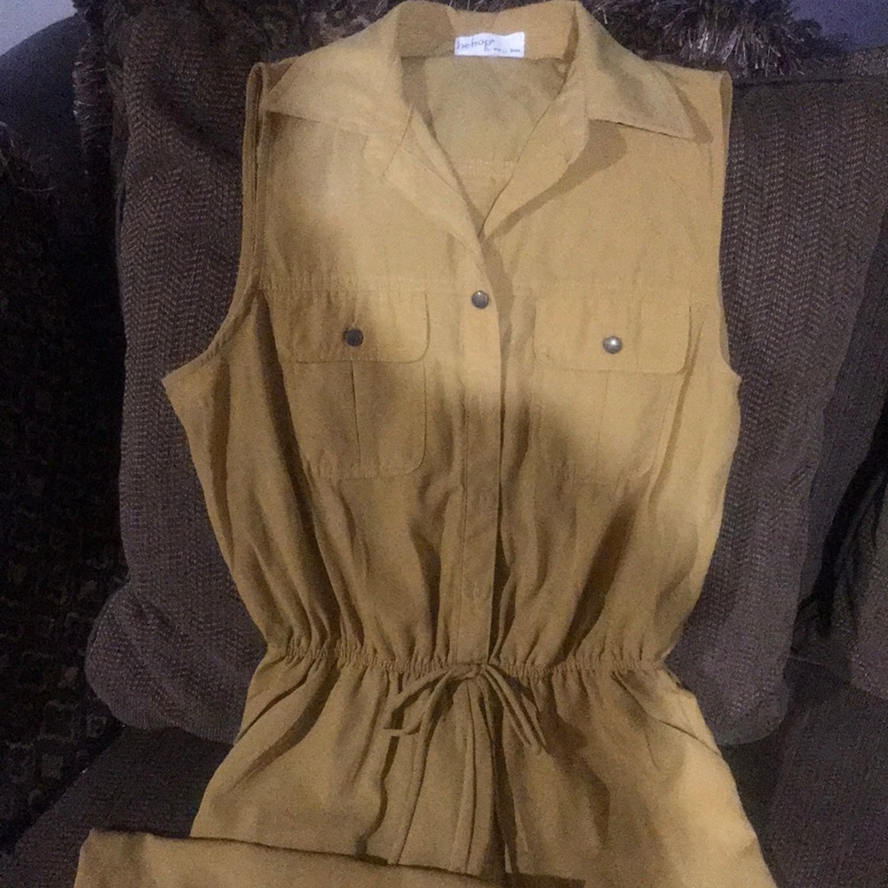 Mustard color jumpsuit